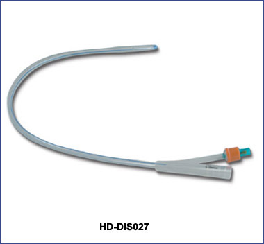 All silicone foley catheter