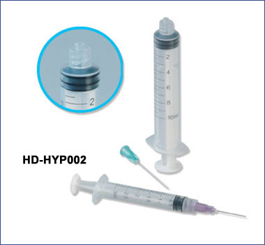 Disposable syringe luer lock