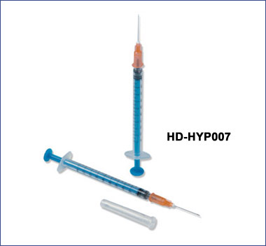 Disposable vaccination syringe