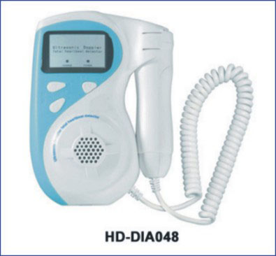 Non-display Pocket Hand-held Fetal Doppler